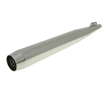 exhaust 28mm chromed for Puch Maxi, MV, DS, VS, VZ
