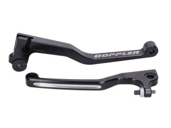 brake and clutch lever set Doppler CNC black for Beta RR 2012- (w/ GRIMECA brake)
