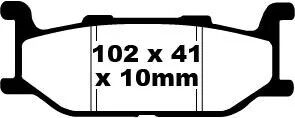 BRAKE PAD EBC SFA179