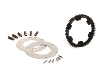 Primary gear -BGM PRO- Vespa Wideframe VM, VN, VL, VB, GS150 (VS5 102950-), Largeframe VNA, VNB, VBA, VBB, VGLA, VGLB, VNC (-011000) - incl. primary gear repair kit BGM PRO reinforced - 63 tooth (straight)