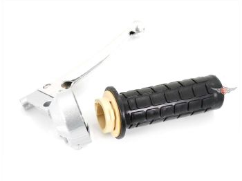 throttle grip silver for Hercules Prima M GT GX Optima moped moped mokick