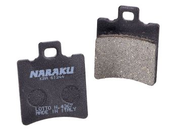 brake pads Naraku organic for Aprilia, Malaguti, MBK, Piaggio, Yamaha
