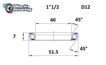 HB 40X51.5X7MM 45 /45