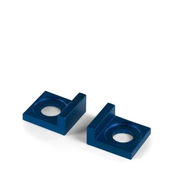 Tendeurs alu de chaine bleu - ø15mm