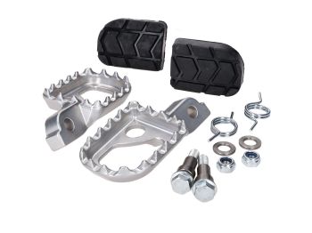 Footrest set CNC aluminum 16x24x3mm for Beta RR50 Enduro