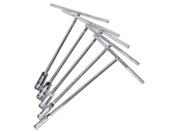socket t-wrench set 5-piece metric 8-14mm