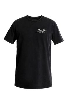 TEE JD LETTERING BK 2XL