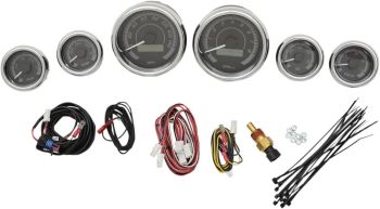 GAUGE 6PK BLK/GRY CHR