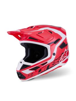 HELMET SM7 DEED RED/BLK/WH M