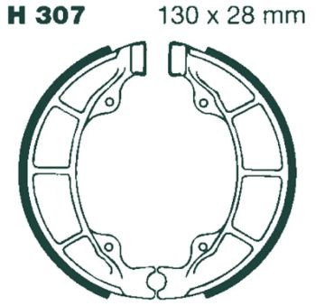 BRAKE SHOE EBC - PE H307