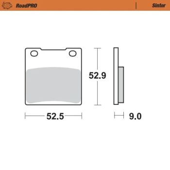 BRAKE PAD SINTER REAR