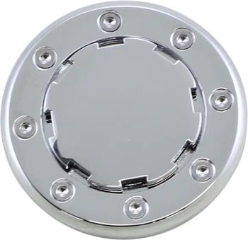CAP GAS VENTED FLUSH CHR