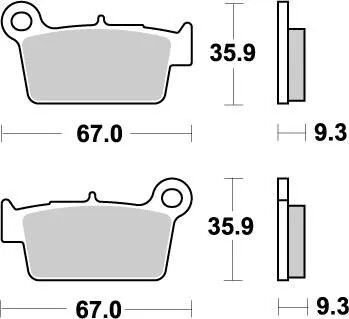 MOTOMASTER BRAKEPAD NITRO