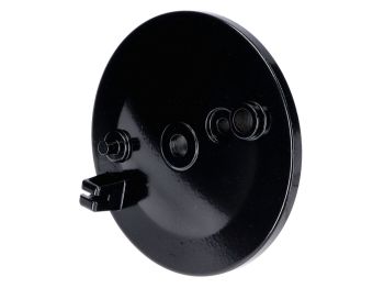 rear brake cover black with hole brake light switch for Simson S50, S51, S70, KR51, SR4-1 Spatz, SR4-2 Star, SR4-3 Sperber, SR4-4 Habicht
