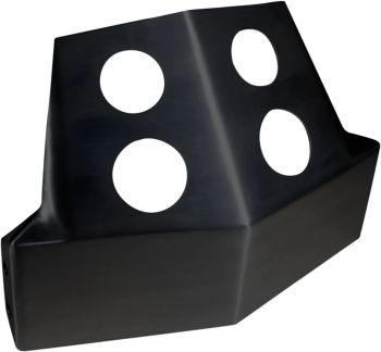 SKID PLATE 91-05 FXD BLK