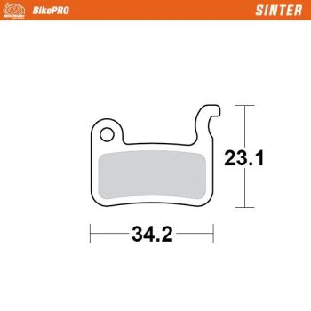 BRAKE PAD SINTER 54