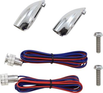 LIGHT MARKER BLLT RED/CHR