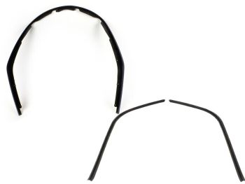 Leg shield beading set -MOTO NOSTRA Notte- Vespa Primavera (2013-), Vespa Sprint (2013-) - matt black