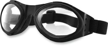 GOGGLE BUGEYE BLK CLEAR