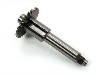 Engine 3 speed gearbox main shaft with pulley wheel 2 for Hercules Miele DKW Sachs 50/3