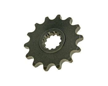front sprocket 420 - 14 teeth for Minarelli AM, Generic, KSR-Moto, Keeway, Motobi, Ride, 1E40MA, 1E40MB
