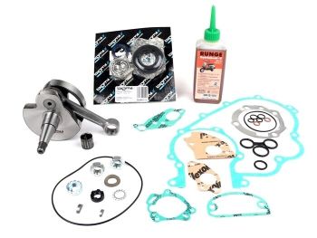 Crankshaft set -BGM PRO Touring 57mm stroke- Vespa PX200 - oil seal drive side rubber