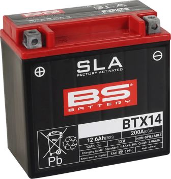 BATTERY BS BTX14 SLA