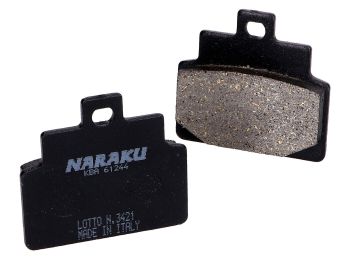 brake pads Naraku organic for Aprilia Scarabeo 100, Leonardo