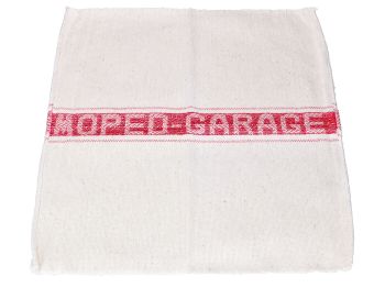 Moped garage machine cleaning cloth for on-board tools