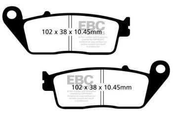 BRAKE PAD ORGANIC SCOOTER