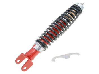 rear shock absorber Carbone Sport 345mm red / black for Vespa 50-90-125 Primavera, ET3