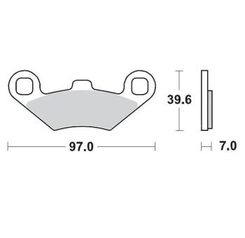 MM BRAKEPAD POLARIS