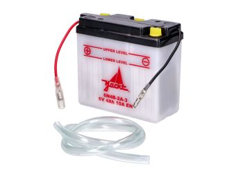 Battery 6N4B-2A-3 6V 4Ah for Yamaha DT 50 MX RD 50 Mokick KKR