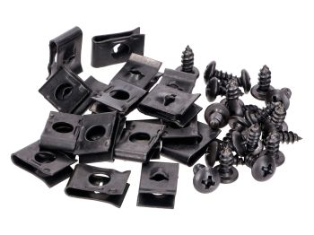 sheet metal nuts set with screws M4x10 - 20 pieces