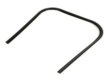 Leg shield beading -BGM ORIGINAL- Vespa PK S, PK S Lusso, PK SS, PK ETS - plastic - black