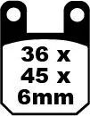 BRAKE PAD EBC SFA115HH