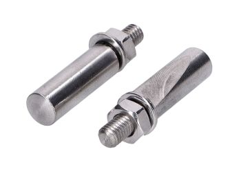 Zündapp Bergsteiger Pränafa stainless steel pedal arm wedge set