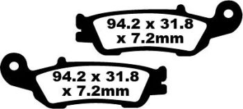 BRAKE PAD EBC FA450TT