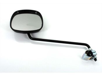 Mirror + clamp black for Hercules Prima M K MK moped mokick universal bumm