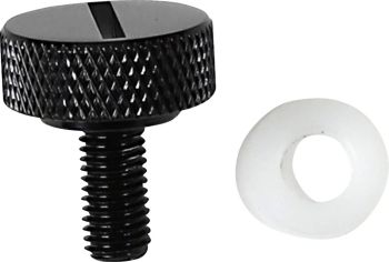 SEAT KNOB BLK SLOT 1/4-28