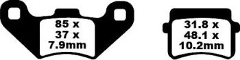 BRAKE PAD EBC FA416R