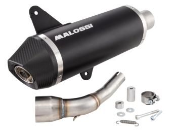 Exhaust Malossi RX Black for Vespa GTS 300 Euro4 2016- with catalyst