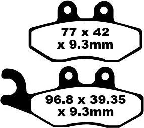 BRAKE PAD EBC SFA353