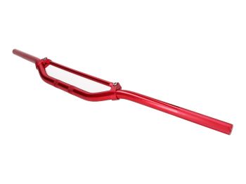 Enduro handlebar aluminum w/ crossbar red color 22mm - 820mm