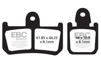 BRAKE PAD ORGANIC STREET