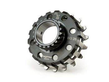 Clutch sprocket -BGM PRO- Vespa Cosa2, PX (1995-), BGM Superstrong, Superstrong CR - (for 67/68 tooth primary gear, helical) - 20 tooth