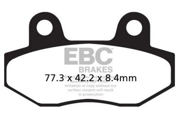 BRAKE PAD SINTER ROAD