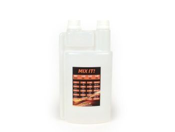Oil jug - squeeze bottle -BGM PRO 1000ml- with dosing chamber and two lids