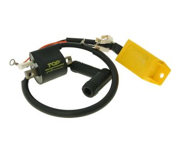 CDI unit with ignition coil Top Performances for Piaggio, Gilera, Italjet