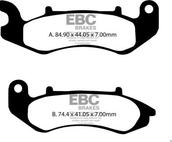BRAKE PAD FA SER ORGANIC